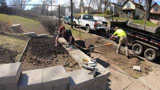 Prt 2 Retaining wall Blows out  Fast Repair [upl. by Harrietta]