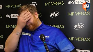 quotI APOLOGISE TO JAMESquot  Cameron Menzies raw reaction to decidingleg win over James Wade [upl. by Moses]