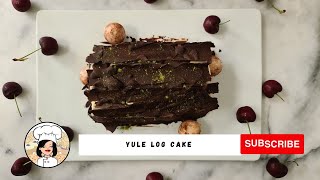 How to make Yule Log Cake  Christmas Log Cake  Shyla the panadera [upl. by Alehcim996]