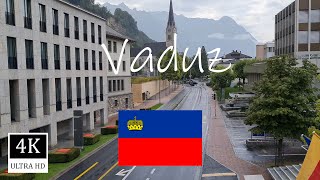 Liechtenstein  Vaduz  Walking through the Capital of Liechtenstein 4K UHD  with Real Sound [upl. by Euqinotna]