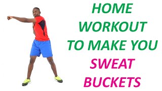 Home Workout to Make You Sweat Buckets Burn Fat in 20 Minutes [upl. by Pietra]