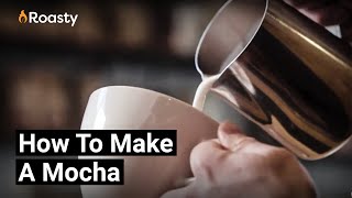 How To Make A Mocha At Home  Simple Chocolate  Espresso Drink Recipe [upl. by Adriane111]