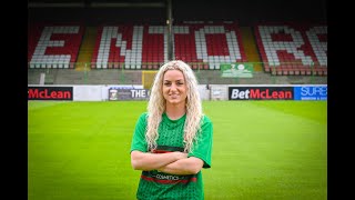 New Signing  Ellie Butler joins Glentoran Women [upl. by Eillor]