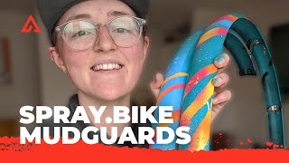 Mudguard makeover with Spraybike paints  ADVNTRcc [upl. by Favian]