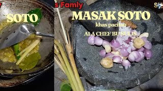 CARA MEMASAK SOTO KHAS PACITAN YANG UENAK POLLLLLLLL [upl. by Haem]