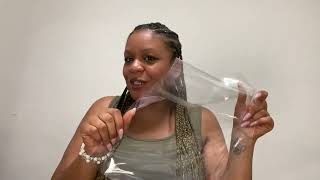 Large Clear Self Sealing Bag For Packaging Review [upl. by Annairba]