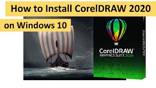 How to Install CorelDRAW 2020 64bit on Windows 10 [upl. by Airyk]