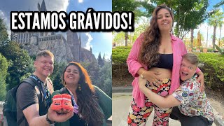 ESTAMOS GRÁVIDOS 💙🙏 crisepanda gravidez [upl. by Nehgem]