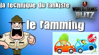 Wot blitz français la technique du tankiste  le ramming [upl. by Maynord361]