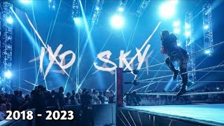 Iyo Sky WWE PPV Match Card Compilation 2018  2023 [upl. by Ssalguod844]