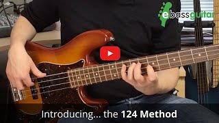 The 124 Method Left Hand Bass Guitar Workout [upl. by Chard657]