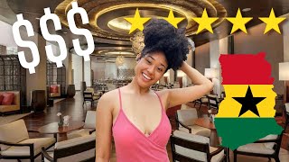 I stayed at THE MOST EXPENSIVE HOTEL in Ghana ft Nubuke [upl. by Geof667]