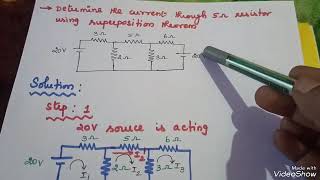 Superposition TheoremProblem [upl. by Beauregard]