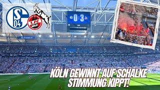 KÖLN GEWINNT AUSWÄRTS STIMMUNG KIPPT Schalke 04 vs 1 FC Köln  FANPRIMUS STADIONVLOG [upl. by Deryl]