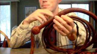 Bullwhip Cracking How to make your Bullwhip LOUD [upl. by Thorvald]