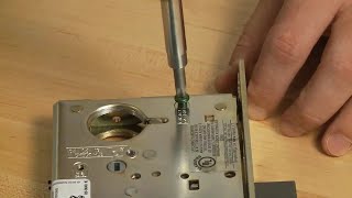 Installation Tip SARGENT Mortise Lock Function [upl. by Landre]