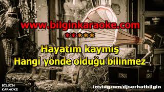 Melek Mosso  Hayatım Kaymış Karaoke Orjinal Stüdyo [upl. by Ttennej91]