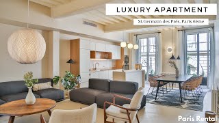 Luxury Paris Apartment Tour  StGermain des Prés  PARISRENTAL  REF 59574 [upl. by Malissia]