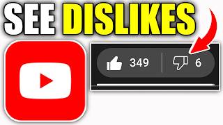 How To See Dislikes On Youtube  Easy Guide [upl. by Arias366]