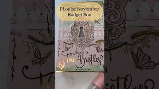 Plouise OctoberNovember 2023 Budget Box plouisemakeupacademy [upl. by Dinin]