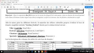 BAC ECO Clé primaire et clé étrangère [upl. by Aletse]