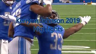 Kerryon Johnson 2019 Highlights [upl. by Yeltnarb782]