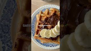 🇫🇷🇬🇧 Gaufres sans sucre et sans MG  Sugarfree and fatfree waffles 🧇🌱 [upl. by Yevad]