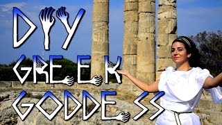 GreekRoman GoddessGod costume Halloween DIY [upl. by Cale]