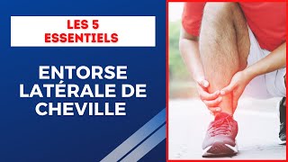 5 exercices clés pour une entorse latérale de cheville  LES 5 ESSENTIELS [upl. by Dagnah782]