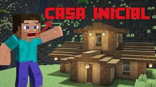 MINECRAFT  TUTORIAL DE CASA INICIAL MEDIEVAL [upl. by Linea802]