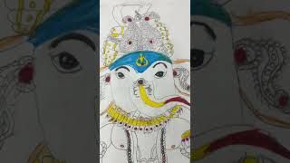 Ganesh G drawing ￼ [upl. by Lahcym7]