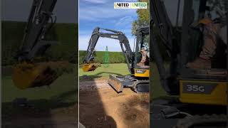 35G Compact Excavator  John Deere Construction Equipment available at United [upl. by Root570]