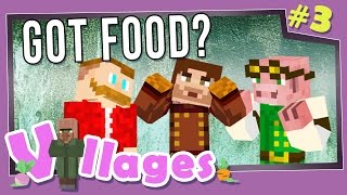 Minecraft Villages  3  Got Food Modded Minecraft [upl. by Seleta430]