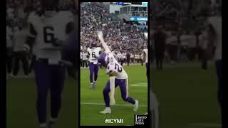 Highlight Reel of HILARIOUS 🤣 Vikings Camryn Bynum Touchdown Celebration Vs Jaguars [upl. by Aillil]