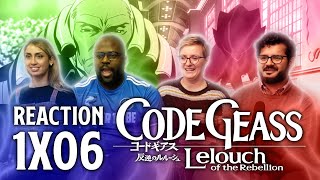 Code Geass  Episode 1x6  The Stolen Mask  Group Reaction [upl. by Yecnahc]