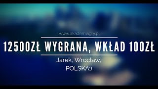 Jarekwygrał 12500zł inwestujac na start 100zł Można Można😘 [upl. by Camilo]