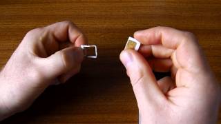 How to insert SIM card into LG G2 [upl. by Idnis]