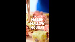 ASMR Marshmallow Nougat  Nougat Recipe  BELOW 1 MIN RECIPE shorts [upl. by Jansen312]