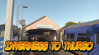 A train ride from Stonehaven to Thurso Part 2 Inverness to Thurso [upl. by Fennell]