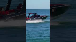 Cigarette AMG power boat at the Haulover Inlet [upl. by Uchish]