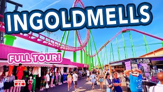 INGOLDMELLS SKEGNESS  Fantasy Island and Ingoldmells Market  Full Tour [upl. by Enyrehtak]