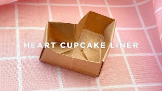 How to Make Heart Cupcake Liners [upl. by Thor]