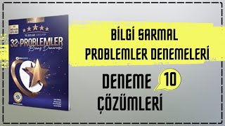 PROBLEM DENEME 10  BİLGİ SARMAL PROBLEMLER DENEME ÇÖZÜMLERİ  2024 [upl. by Nesbitt]