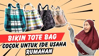 DIY TUTORIAL TOTE BAG SIMPEL [upl. by Philan992]