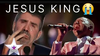 Golden BuzzerSimon Cowell cries After a powerful Worship Song from an African Boy [upl. by Meid]