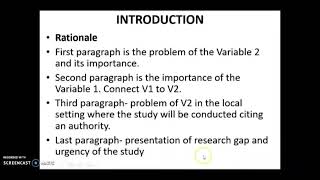 Background of the Study  Rationale  IMRAD  Quantitative Research [upl. by Ecila]