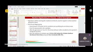 CSC AADHAAR UCL TRAINING LIVE 25112024 [upl. by Ahsem]