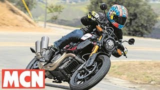 Indian FTR1200S review  MCN  Motorcyclenewscom [upl. by Secilu959]