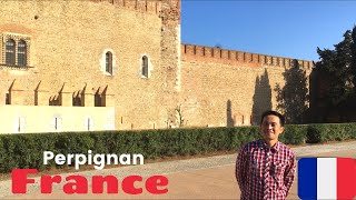 Day Trip to Perpignan France from Barcelona Spain  Kings of Majorca Palace [upl. by Pinkham327]