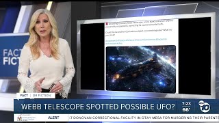 Fact or Fiction Webb telescope spotted possible UFO [upl. by Ddej]